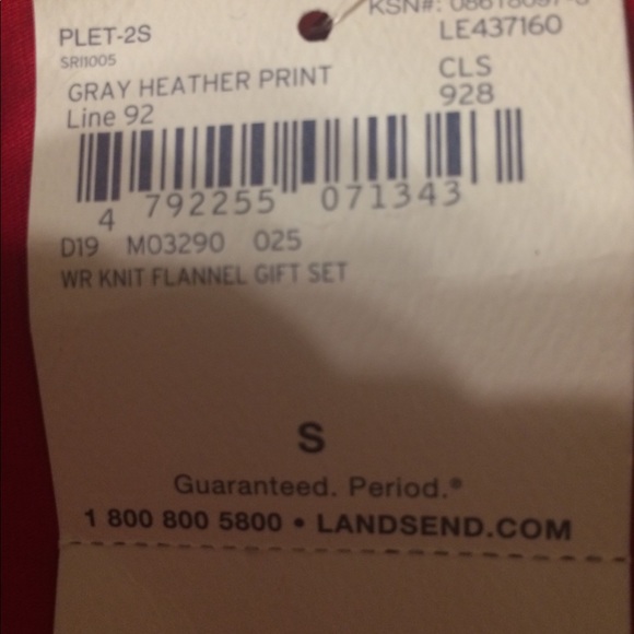 🆕 Land’s End Holiday Goose Pajama Set - Small - Picture 7 of 7